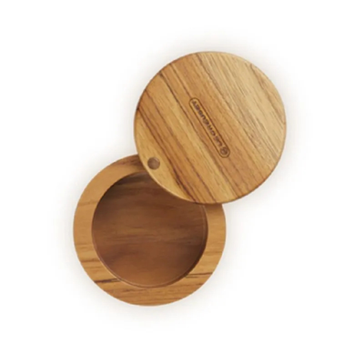 Saleiro Redondo Madeira Teca 160ml Le Creuset