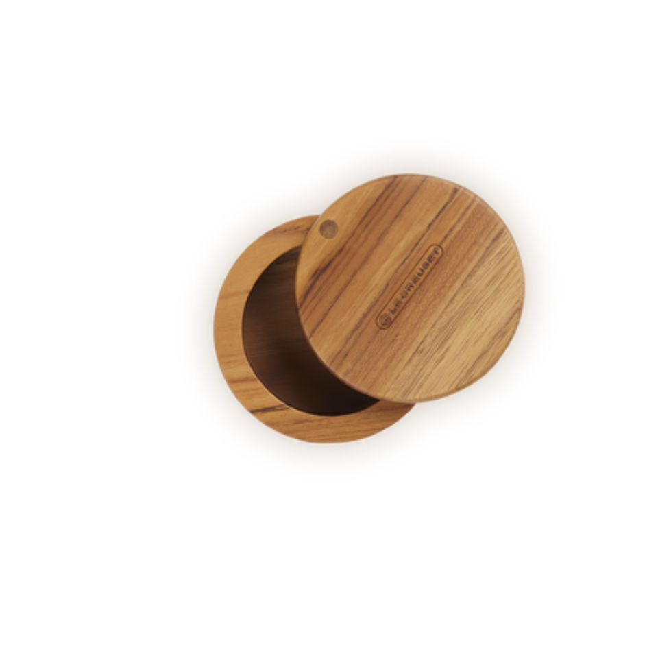 Saleiro Redondo Madeira Teca 160ml Le Creuset