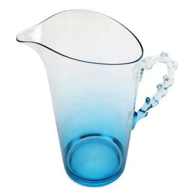 Jarra Acrílico Detalhes Coral Azul 2,3L