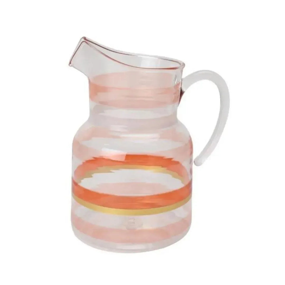 Jarra Acrílico Detalhes Degradê Rose 2,8L