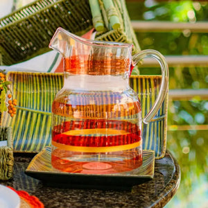 Jarra Acrílico Detalhes Degradê Rose 2,8L