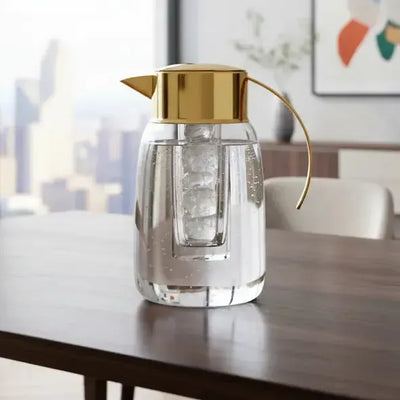 Jarra Catania Inox Revestido com Ouro 24k 2L Riva