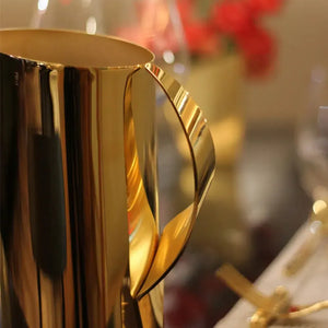 Jarra Sava Craquele Inox Revestido com Ouro 24k Degrade 1,5L Riva