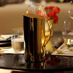 Jarra Sava Craquele Inox Revestido com Ouro 24k Degrade 1,5L Riva