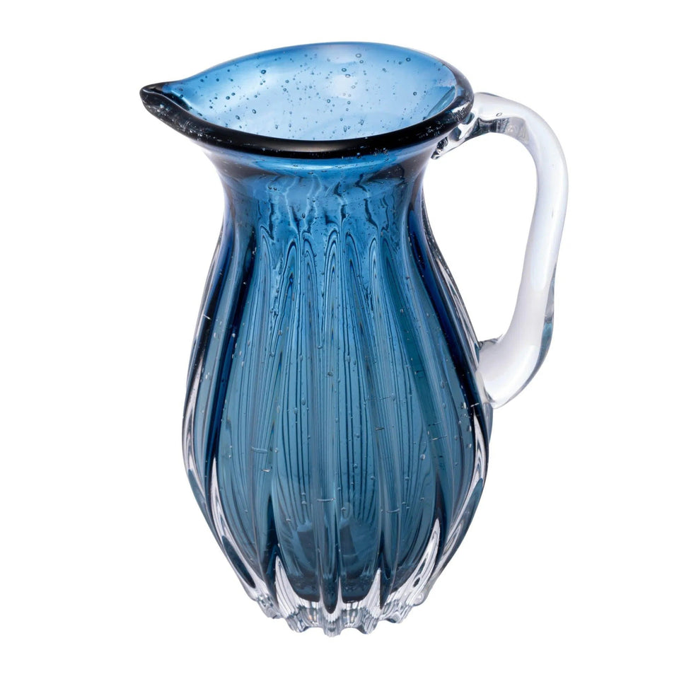 Jarra de Vidro Italy Murano Azul 800ml