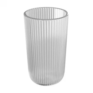 Jogo 2 Copos Altos Vidro Cristalino Lines 430ml