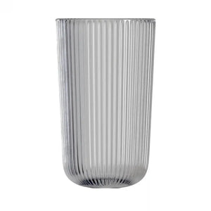 Jogo 2 Copos Altos Vidro Cristalino Lines 430ml