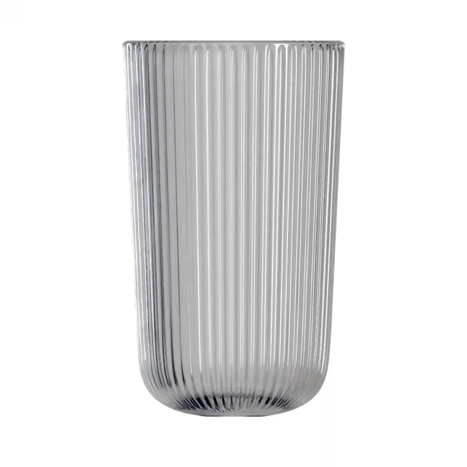 Jogo 2 Copos Altos Vidro Cristalino Lines 430ml