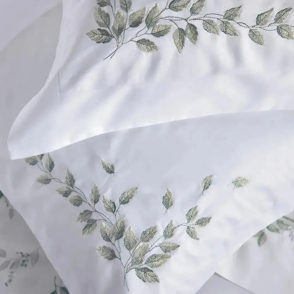 Jogo 2 Fronhas Botticelli 300 Fios Cetim 100% Algodão Egípcio Trussardi