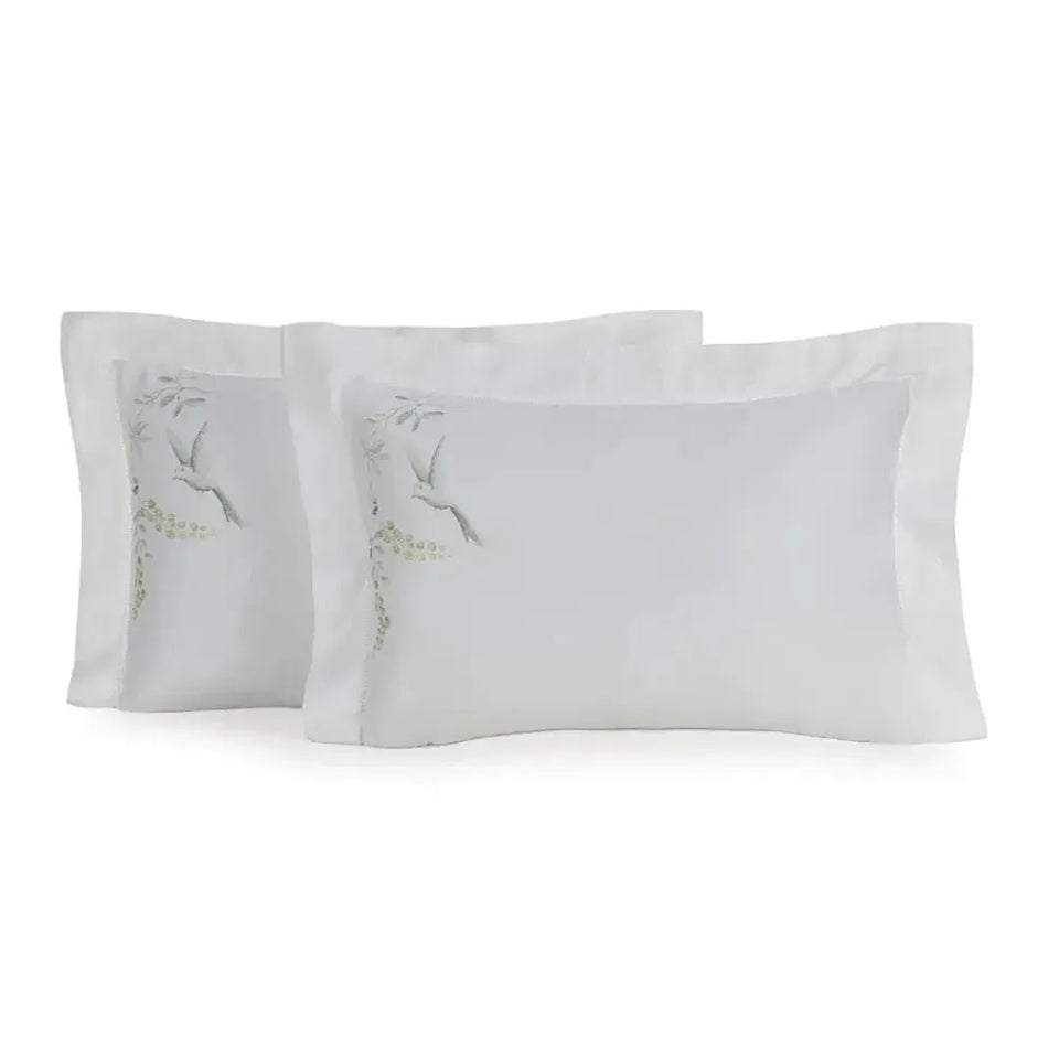 Jogo 2 Fronhas Isola Bella 300 Fios 100% Bambu 50x70cm Trussardi