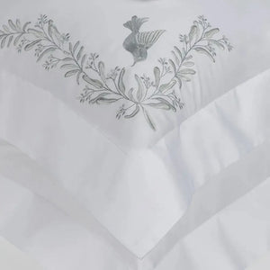 Jogo 2 Super Fronhas Pistacia 300 Fios Cetim 100% Algodão Egípcio Trussardi