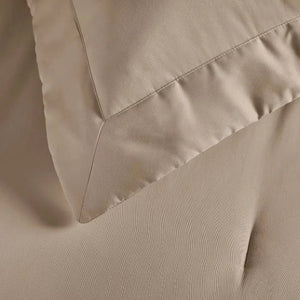 Jogo 2 Porta Travesseiros Dianna 300 Fios Cetim 100% Algodão Egípcio Nocciola 50x70cm Trussardi