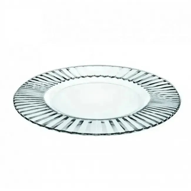 Jogo 2 Sousplats Italiano Vidro Diva 32cm Vidivi Vetri Delle Venezie