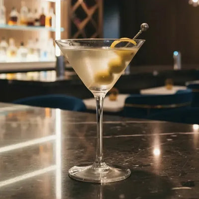 Jogo 2 Taças Mozart em Puro Cristal para Dry Martini 190ml