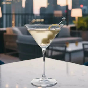 Jogo 2 Taças Mozart em Puro Cristal para Dry Martini 190ml