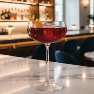 Jogo 2 Taças Mozart em Puro Cristal para Coupé Bartender Balneário 200ml