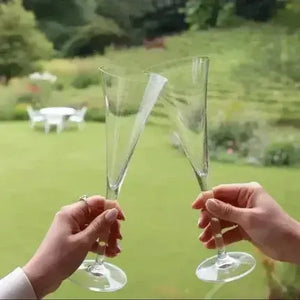 Jogo 2 Taças Mozart em Puro Cristal para Espumante Roitter 230ml