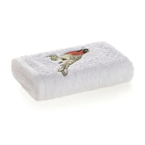 Jogo 2 Toalhas Lavabo Arancia Branco Trussardi