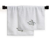 Jogo 2 Toalhas Lavabo Botticelli Branco Trussardi