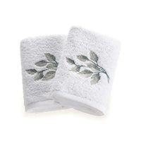 Jogo 2 Toalhas Lavabo Botticelli Branco Trussardi