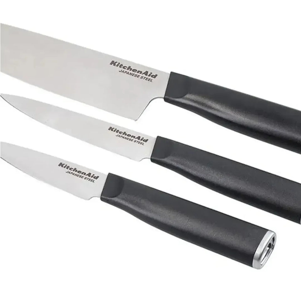 Jogo 3 Facas em Aço Japonês com Capa Protetora KitchenAid