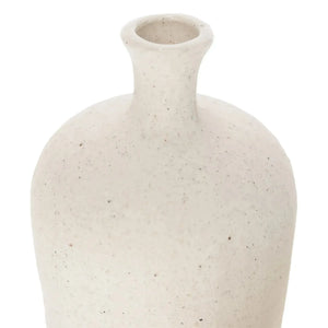 Jogo 3 Vasos em Cerâmica Off White Mart