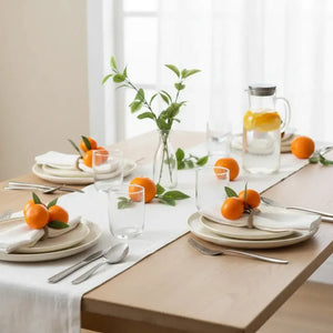 Jogo 4 Anéis para Guardanapos Laranja Tuut