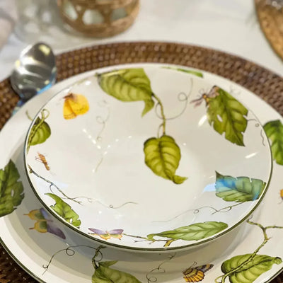 Jogo 4 Bowls Cereal Cerâmica Botanique 14,5cm Maison Blanche