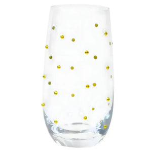 Jogo 4 Copos Altos Vidro Dots 530ml