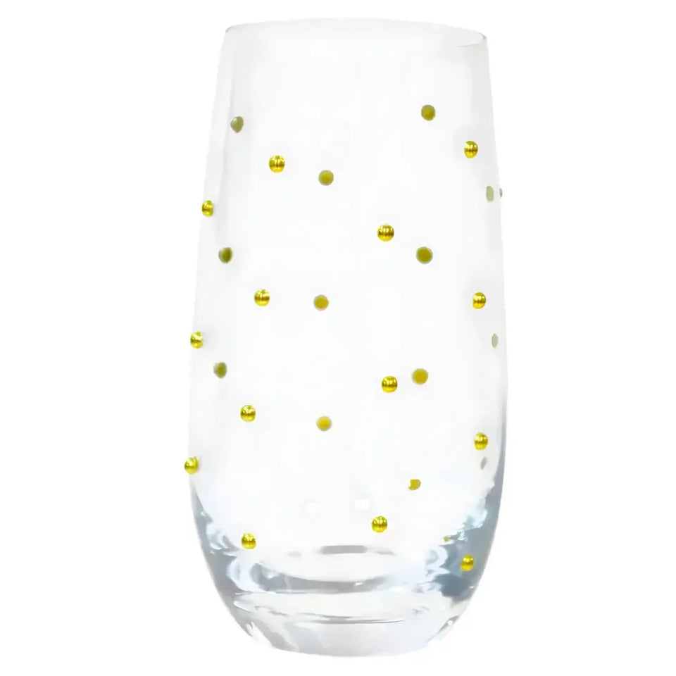 Jogo 4 Copos Altos Vidro Dots 530ml