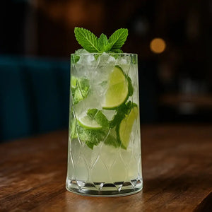 Jogo 4 Copos Altos em Vidro Leafy 450ml Pasabahçe