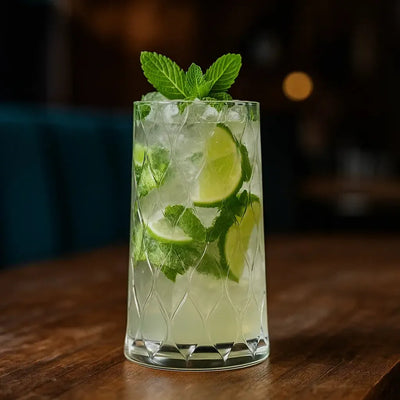 Jogo 4 Copos Altos em Vidro Leafy 450ml Pasabahçe