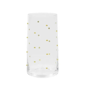 Jogo 4 Copos Long Drink Vidro Dots 480ml