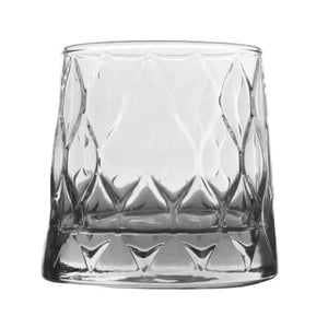 Jogo 4 Copos Whisky em Vidro Leafy 440ml Pasabahçe