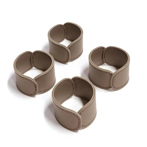 Jogo 4 Porta Guardanapos Couro Vegano Fendi