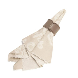 Jogo 4 Porta Guardanapos Couro Vegano Fendi