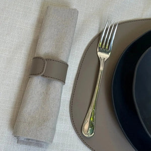 Jogo 4 Porta Guardanapos Couro Vegano Fendi