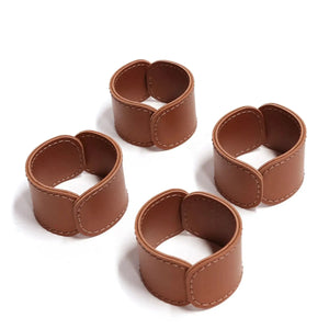 Jogo 4 Porta Guardanapos Couro Vegano Havana