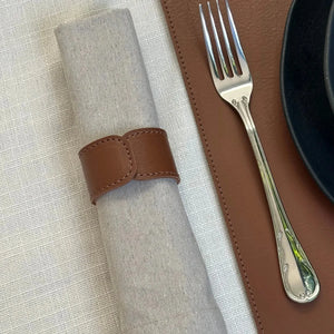 Jogo 4 Porta Guardanapos Couro Vegano Havana