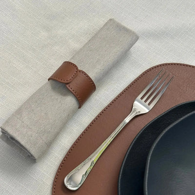 Jogo 4 Porta Guardanapos Couro Vegano Havana