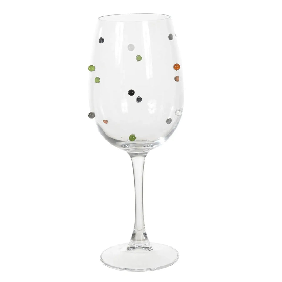 Jogo 4 Taça Vinho Vidro Dots 440ml
