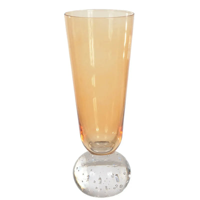 Jogo 4 Taças Champanhe Vidro Âmbar Vibrance Bubbles 190ml Linha Sintonia