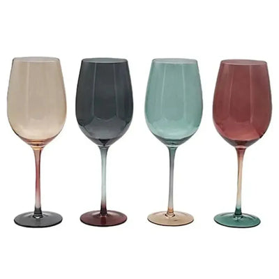 Jogo 4 Taças Vinho em Cristal Ecológico Burano Future 600ml L'Hermitage