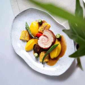 Jogo 4 Travessas Ovais Rasas M Stoneware Bio Echo 30x20cm Porto Brasil