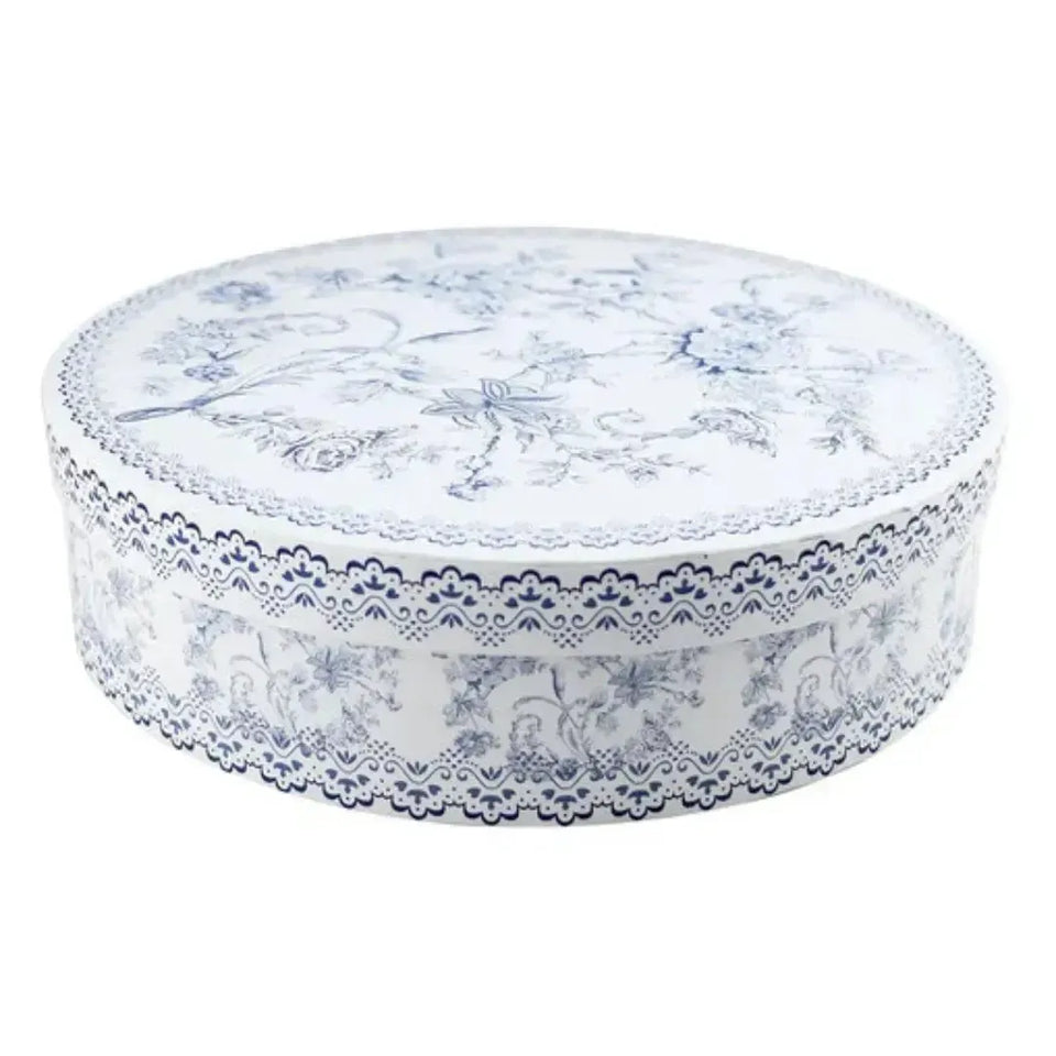 Jogo 4 Xícaras de Café com Pires New Bone China Hortênsia 90ml Azul L'Hermitage