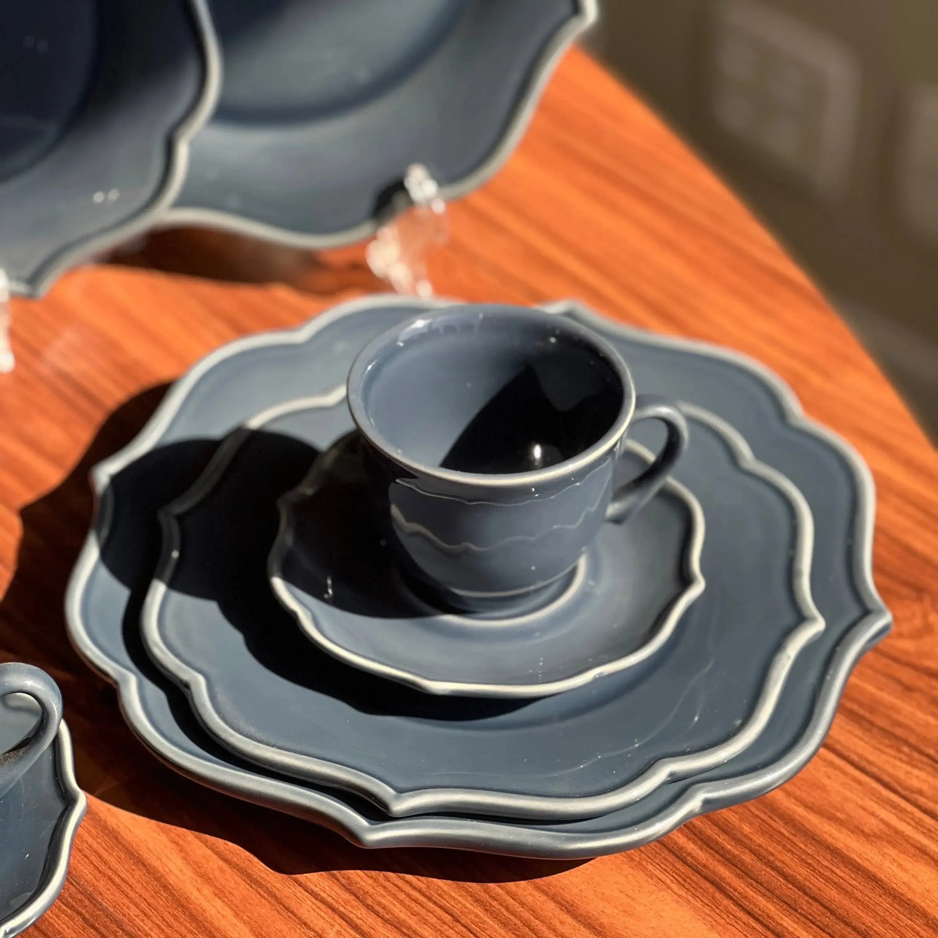食器 ESA Jogo-4-Xicaras-de-Cha-com-