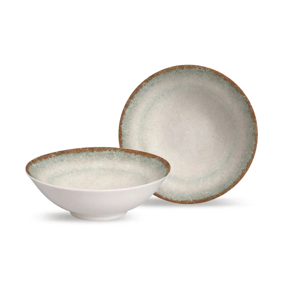 Jogo 6 Bowls Cerâmica Decorado Durban 300ml Alleanza