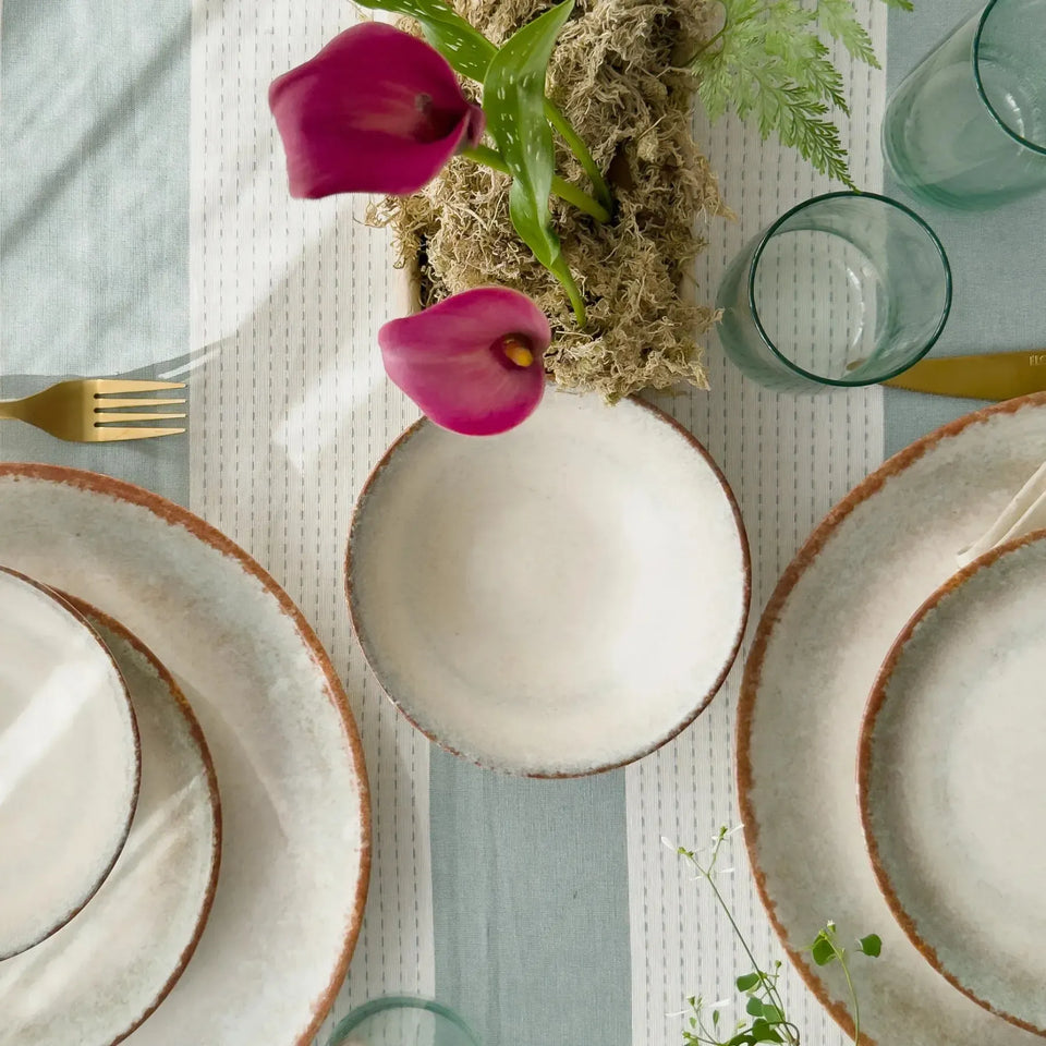 Jogo 6 Bowls Cerâmica Decorado Durban 300ml Alleanza