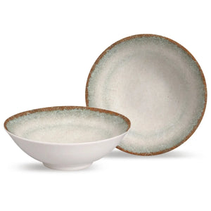 Jogo 6 Bowls Cerâmica Decorado Durban 300ml Alleanza