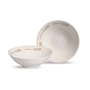 Jogo 6 Bowls Cerâmica Decorado Rendeira By Aurora 300ml Alleanza